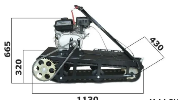 Мотобуксировщик XTREME-MOTORS "Конек-Горбунок" 6.5 л.с. в Назрани