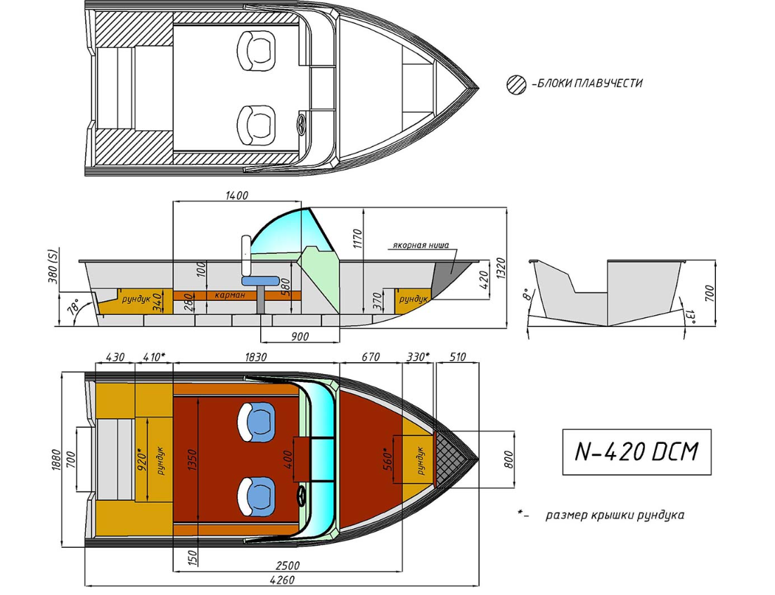 Алюминиевый катер Неман-420 DCM в Назрани