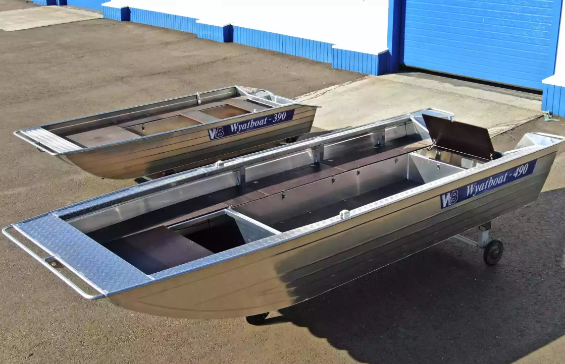 Алюминиевая лодка Wyatboat-490 Jonboat в Назрани