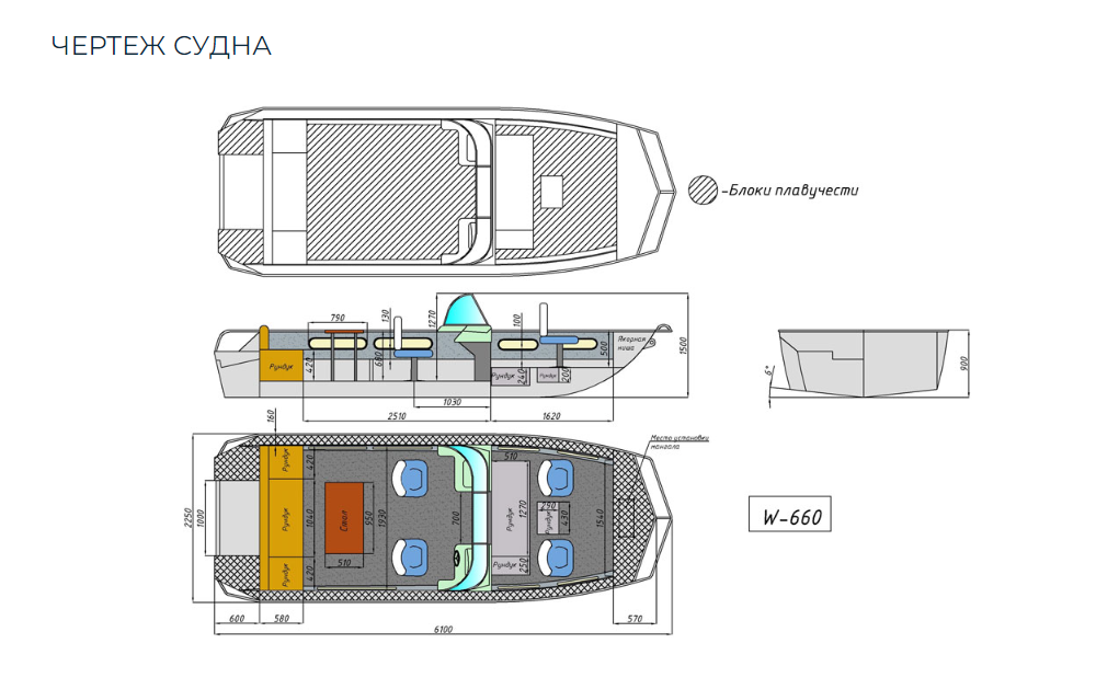 Алюминиевый катер Wyatboat-660 в Назрани