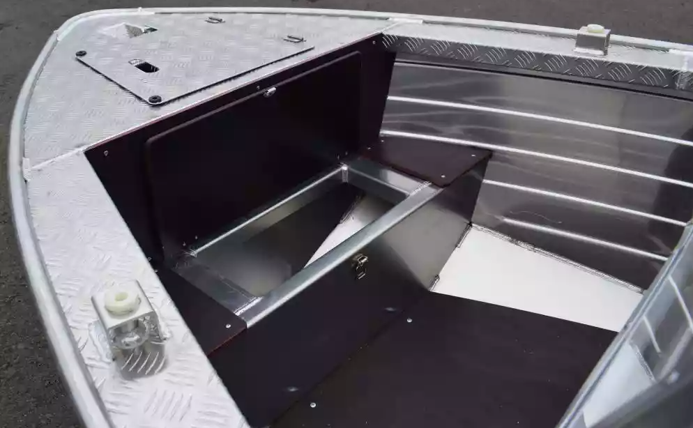 Алюминиевая лодка Wyatboat-390 DCM Увеличенный борт в Назрани