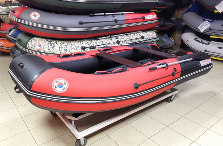 КОМПЛЕКТ Лодка MISHIMO PRO 350 + ЛОДОЧНЫЙ МОТОР MARLIN MP 9.9 (20) AMHS PRO в Назрани