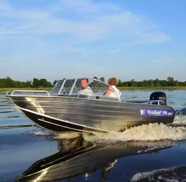 Алюминиевый катер Wyatboat-490 Pro в Назрани