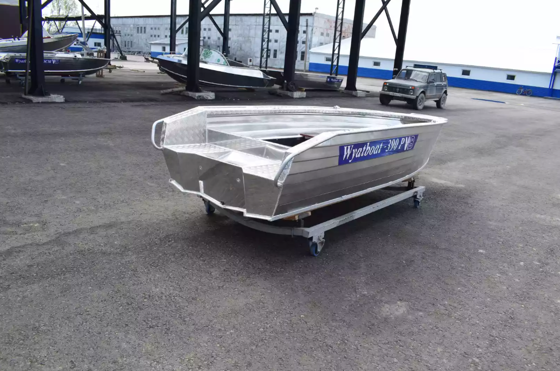 Алюминиевая лодка Wyatboat-390Р Увеличенный борт в Назрани