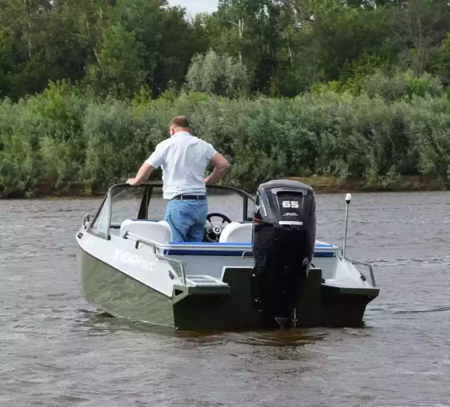 Алюминиевый катер Неман 500 DC водомёт в Назрани