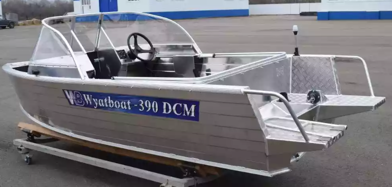 Алюминиевый катер Wyatboat-390 DCM Увеличенный борт в Назрани