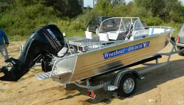 Алюминиевый катер Wyatboat-490 DCM в Назрани