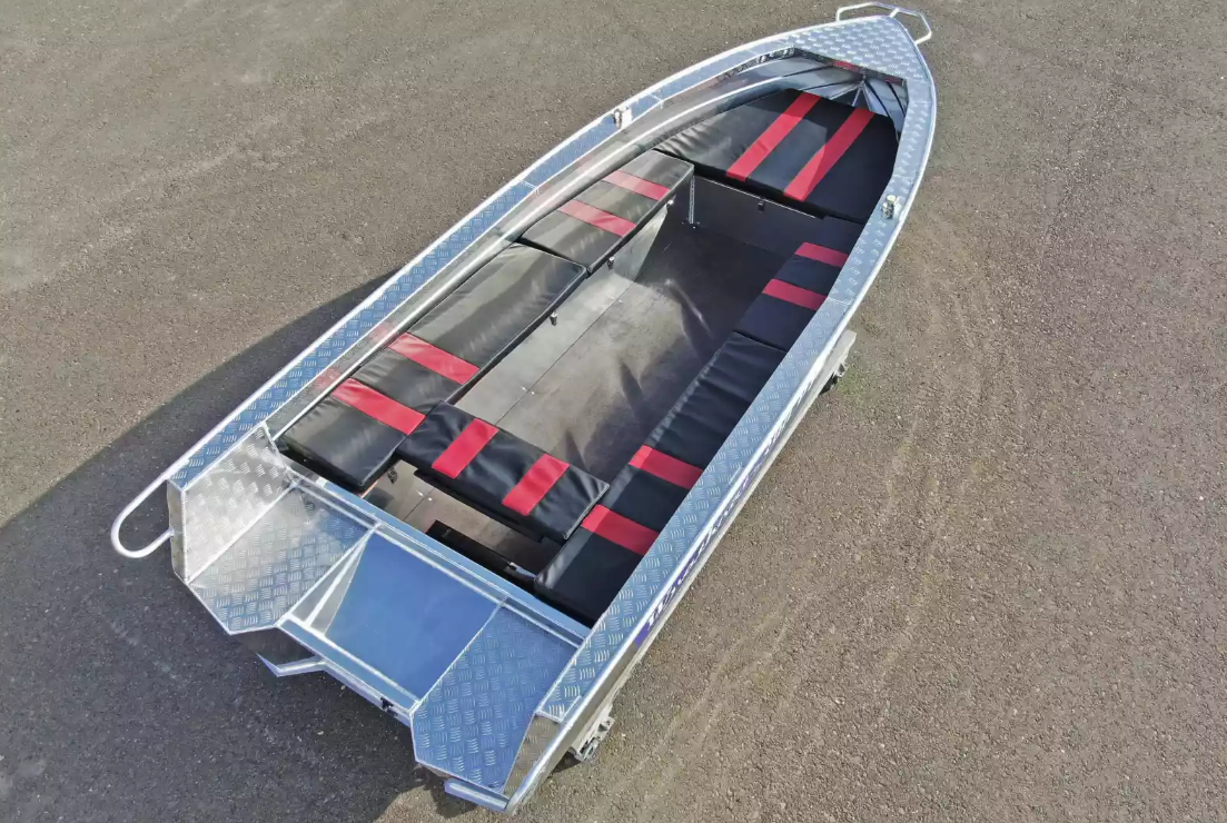 Алюминиевая лодка Wyatboat-390РМ увеличенный борт в Назрани