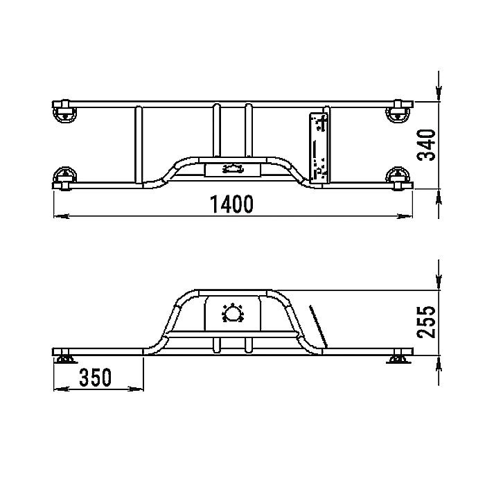 Стойка рулевая с бортовым креплением малая в Назрани