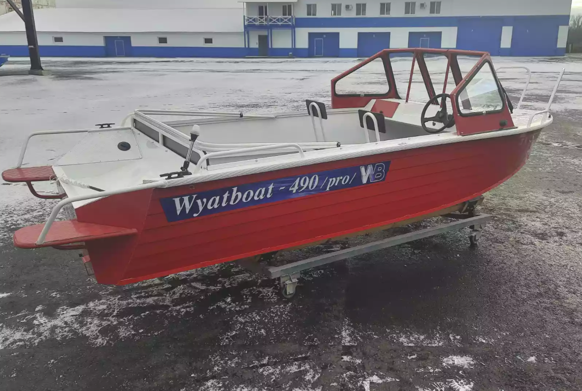Алюминиевый катер Wyatboat-490 DCM Pro в Назрани