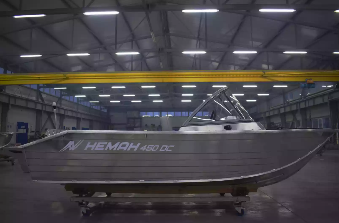 Алюминиевый катер Неман-450 DC NEW без покраски в Назрани