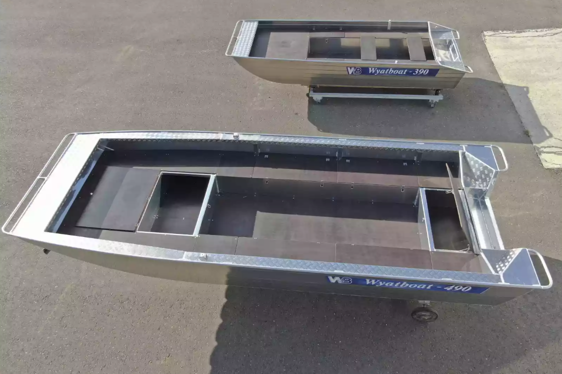 Алюминиевая лодка Wyatboat-490 Jonboat в Назрани