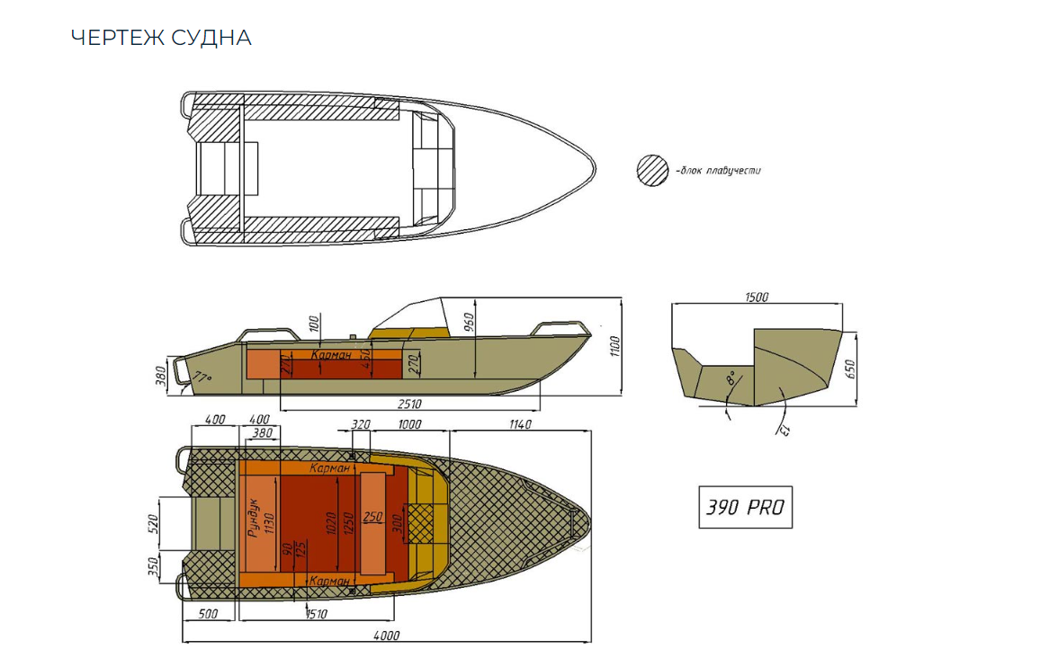 Алюминиевый катер Wyatboat-390 Pro в Назрани