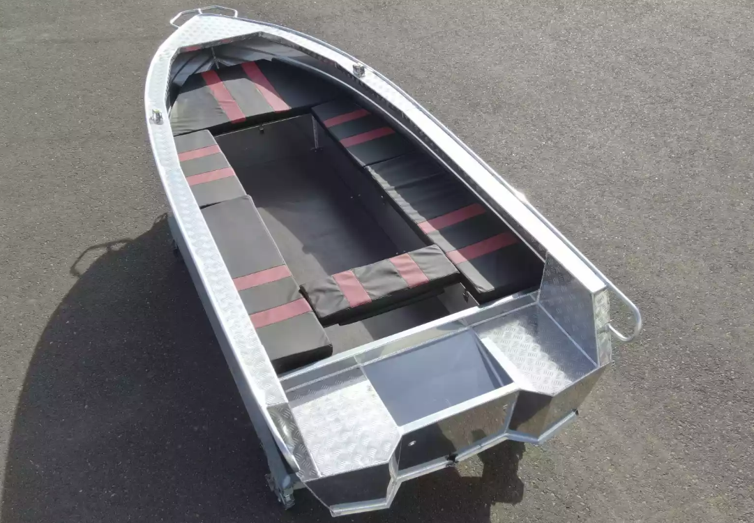 Алюминиевая лодка Wyatboat-390РМ увеличенный борт в Назрани