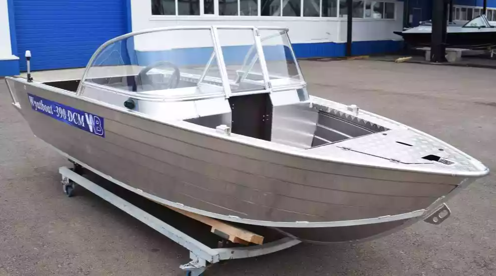 Алюминиевая лодка Wyatboat-390 DCM Увеличенный борт в Назрани