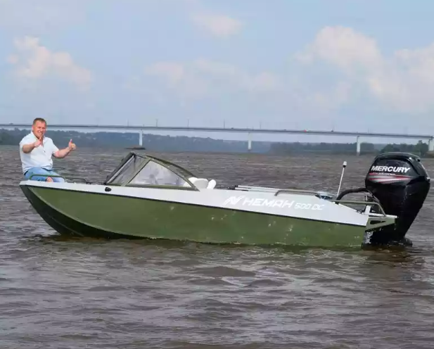 Алюминиевый катер Неман 500 DC водомёт в Назрани