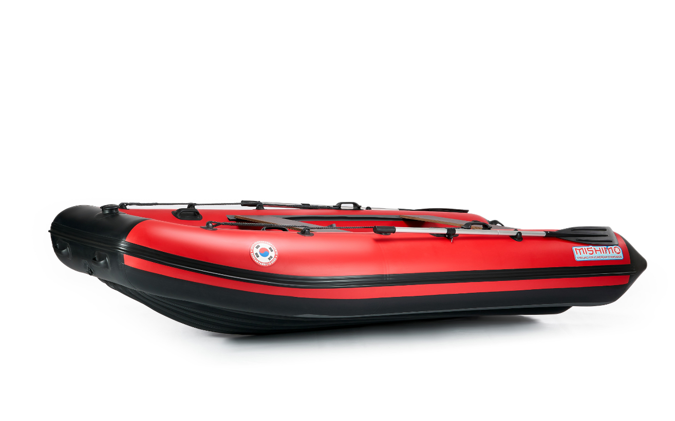 КОМПЛЕКТ ЛОДКА MISHIMO RAPID 380 PRO+ ЛОДОЧНЫЙ МОТОР MARLIN MP 9.9 (20) AMHS PROLINE FORCE в Назрани