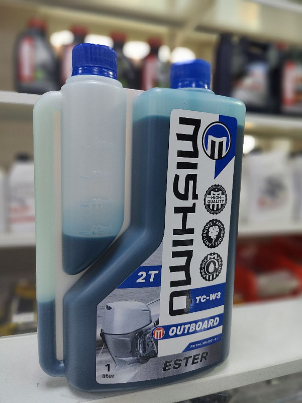 Масло MISHIMO 2T OUTBOARD (ESTER) полусинтетика 1 л в Назрани