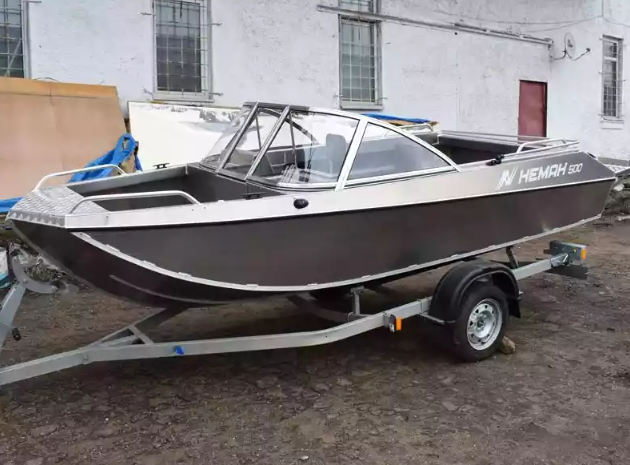 Алюминиевый катер Неман-500 DC (без покраски) в Назрани
