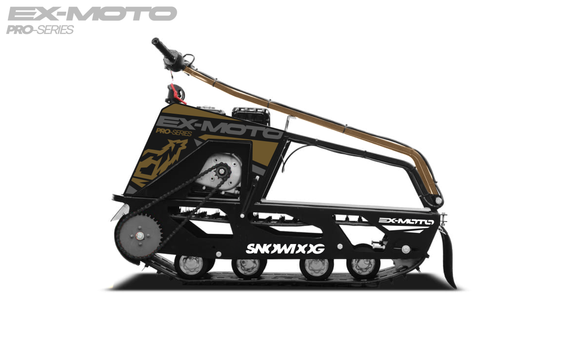 Мотобуксировщик EX-MOTO SNOWDOG S380 8л.с. в Назрани