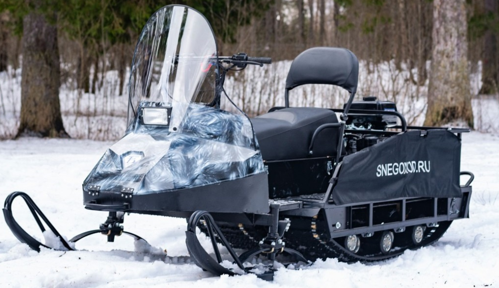 Миниснегоход Бурлак Егерь Экспедитор 15 л.с. , реверс, тормоз, капот белый в Назрани