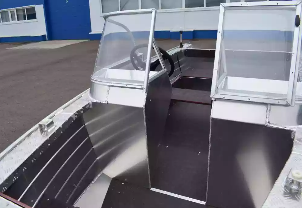 Алюминиевая лодка Wyatboat-390 DCM Увеличенный борт в Назрани