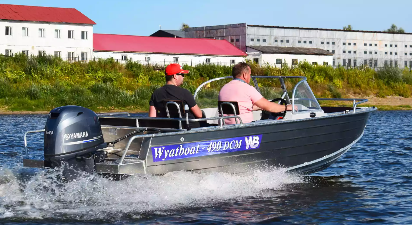 Алюминиевый катер Wyatboat-490 DCM в Назрани