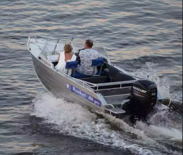 Алюминиевый катер Wyatboat-490 Pro в Назрани