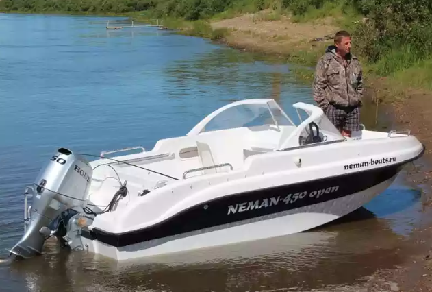 Стеклопластиковый катер Neman-450 Open в Назрани