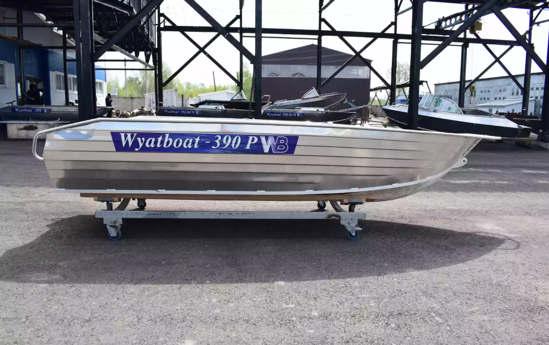 Алюминиевая лодка Wyatboat-390Р Увеличенный борт в Назрани