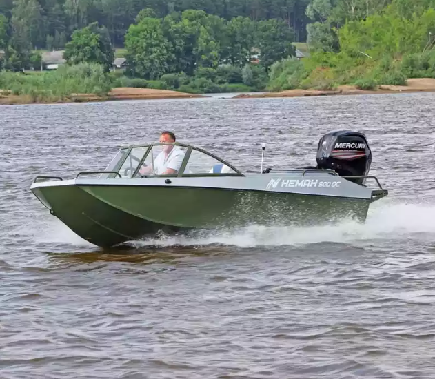 Алюминиевый катер Неман 500 DC водомёт в Назрани