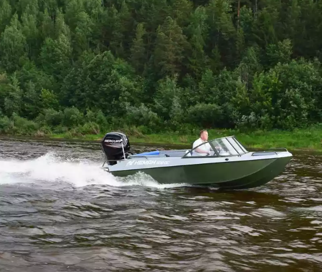 Алюминиевый катер Неман 500 DC водомёт в Назрани