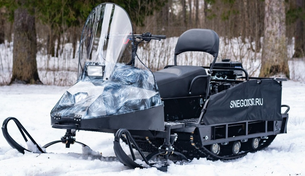 Миниснегоход Бурлак Егерь Экспедитор 15 л.с. , реверс, тормоз, капот белый в Назрани
