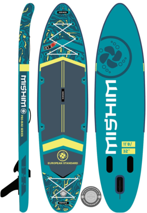 SUP (САП) Доска MISHIMO PRO-MAX Light Teal 11’ (335см) в Назрани