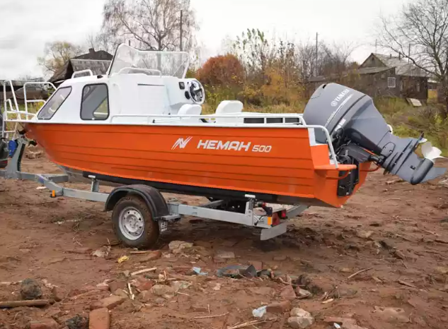 Алюминиевый катер Неман-500 (каютный) в Назрани