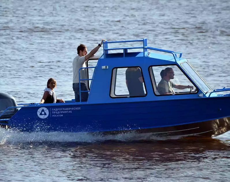 Алюминиевый катер Неман-500 (закрытая рубка) в Назрани