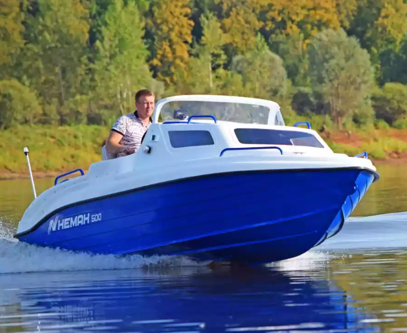 Комбинированный катер Neman-500 с каютой в Назрани