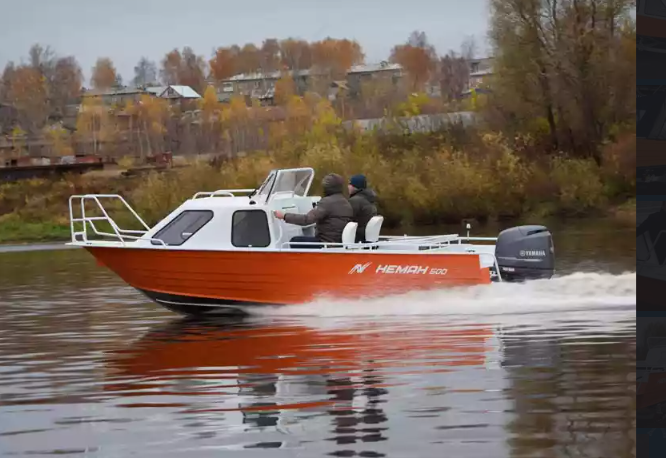 Алюминиевый катер Неман-500 (каютный) в Назрани