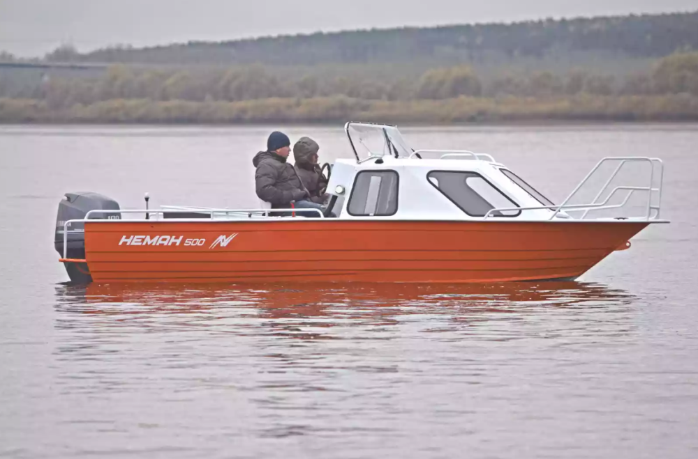 Алюминиевый катер Неман-500 (каютный) в Назрани