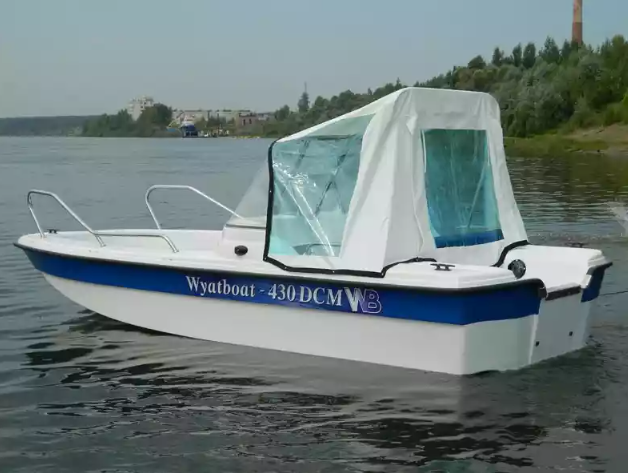 Стеклопластиковый катер Wyatboat-430 DCM (тримаран) в Назрани