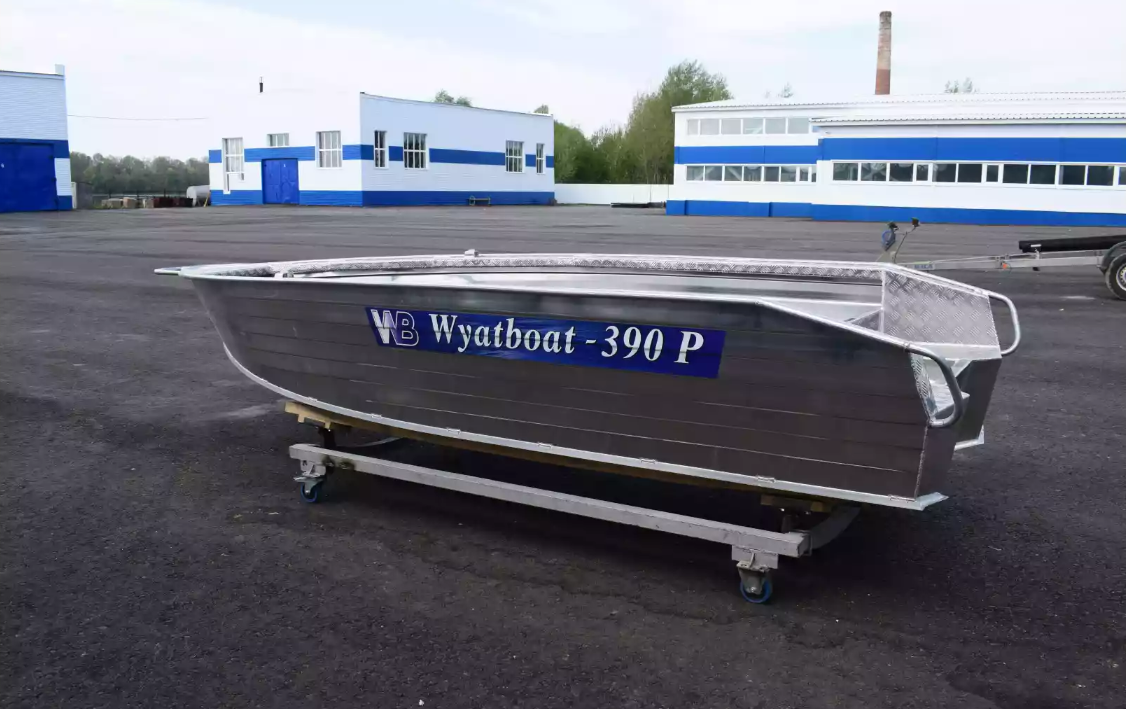 Алюминиевая лодка Wyatboat-390Р Увеличенный борт в Назрани