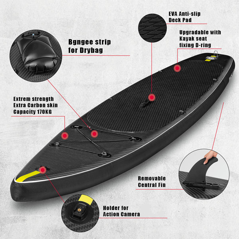 SUP (САП) ДОСКА MISHIMO CARBON DARKSIDE 11’ (335СМ) в Назрани