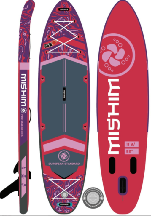 SUP (САП) Доска MISHIMO PRO-MAX Viva Magenta 10.8’ (330см) в Назрани