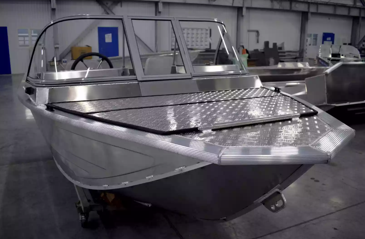 Алюминиевый катер Неман-450 DC NEW без покраски в Назрани