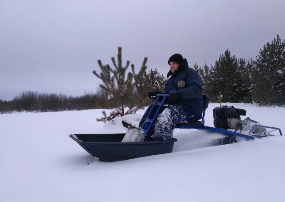 Мотобуксировщик толкач Альбатрос-XL8 с модулем. С фарой, склизы в Назрани