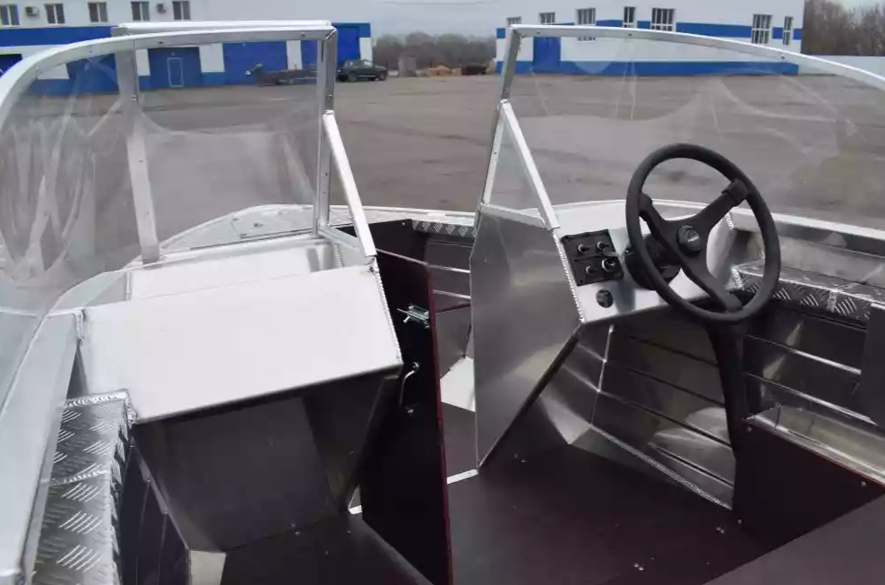 Алюминиевая лодка Wyatboat-390 DCM Увеличенный борт в Назрани