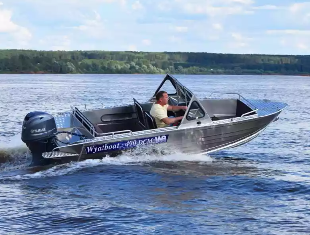 Алюминиевый катер Wyatboat-490 DCM Pro в Назрани