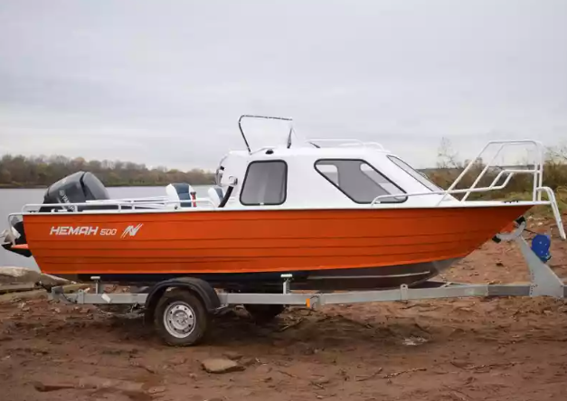 Алюминиевый катер Неман-500 (каютный) в Назрани