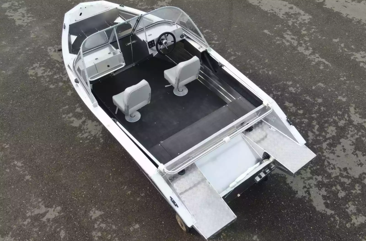 Алюминиевый катер Неман-450 DC NEW без покраски в Назрани