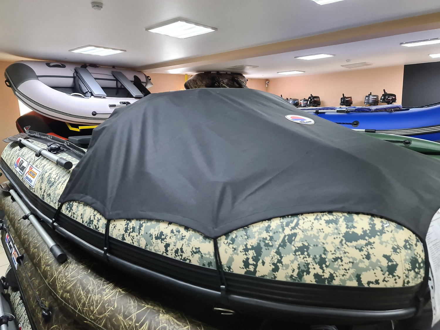 КОМПЛЕКТ НОСОВОГО ТЕНТА К ЛОДКЕ SMARINE AIR MAX 360 ЧЕРНЫЙ в Назрани